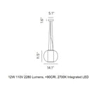 Alma LED Pendant Light