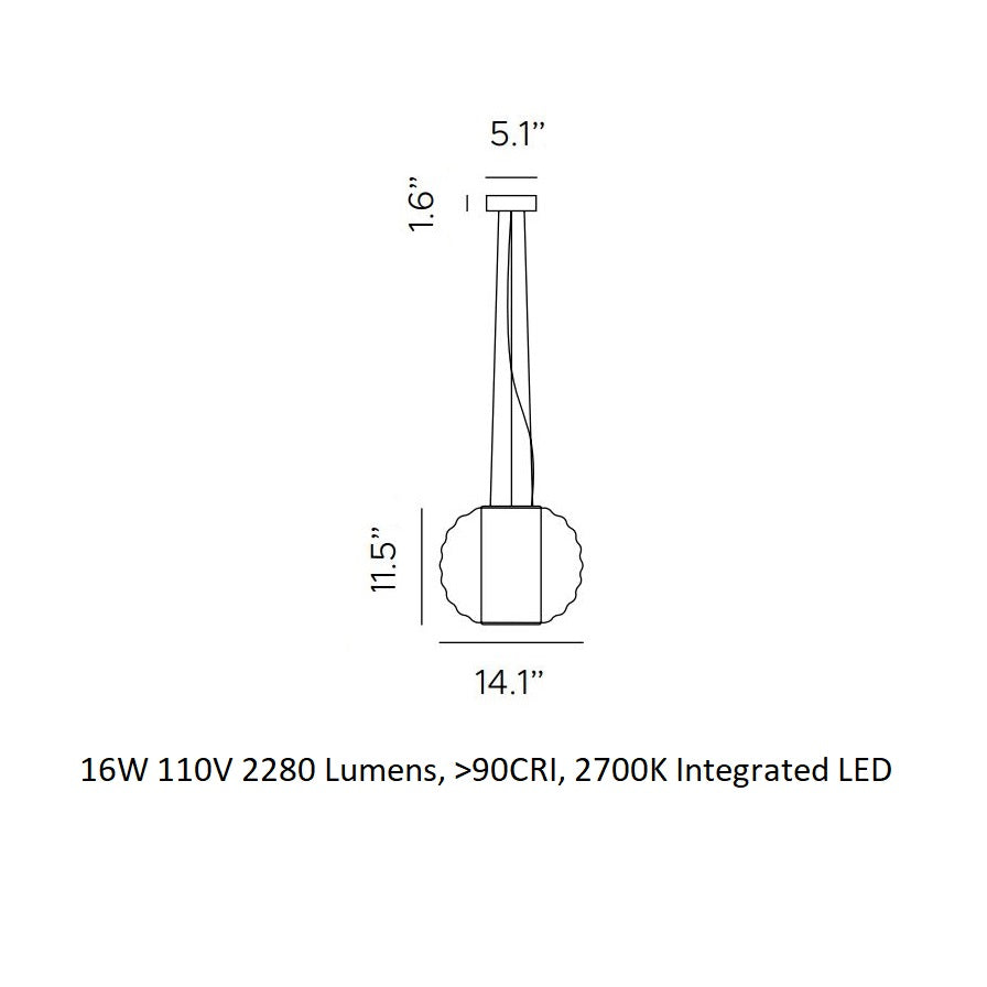 Alma LED Pendant Light