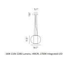 Alma LED Pendant Light