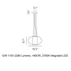 Alma LED Pendant Light