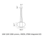 Alma LED Pendant Light