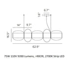 Alma Plurima LED Pendant Light