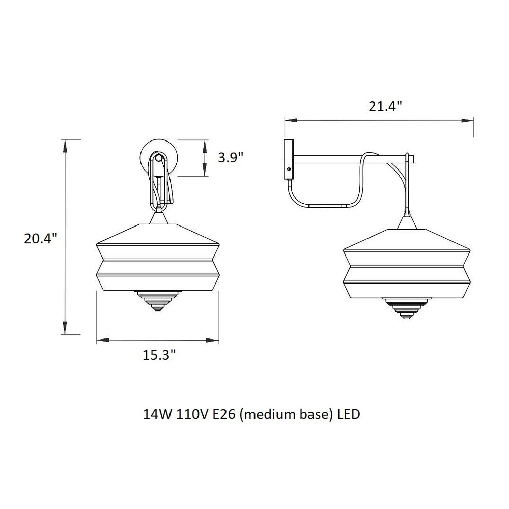 Calypso Antigua Wall Sconce