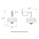 Calypso Antigua Wall Sconce