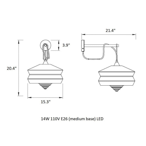 Calypso Antigua Wall Sconce
