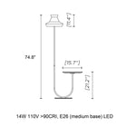 Calypso Guadaloupe Floor Lamp
