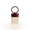 Claretta Outdoor Portable LED Table Lamp  option Dark Red