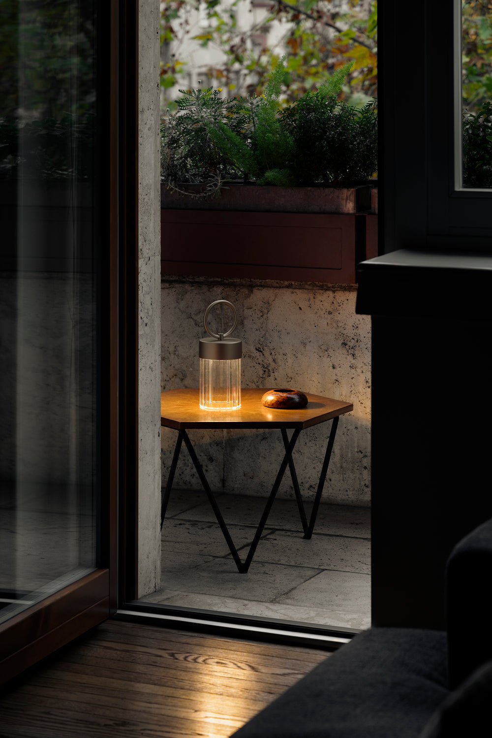 Claretta Outdoor Portable LED Table Lamp