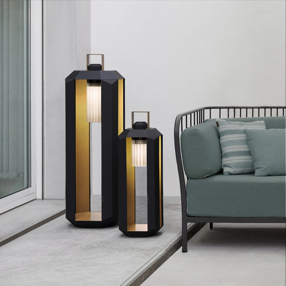 Cube Outdoor Battery Floor Lamp