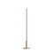Fly LED Floor Lamp  option Satin Golden Nickel