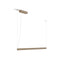 Fly Linear LED Pendant Light  option Satin Golden Nickel
