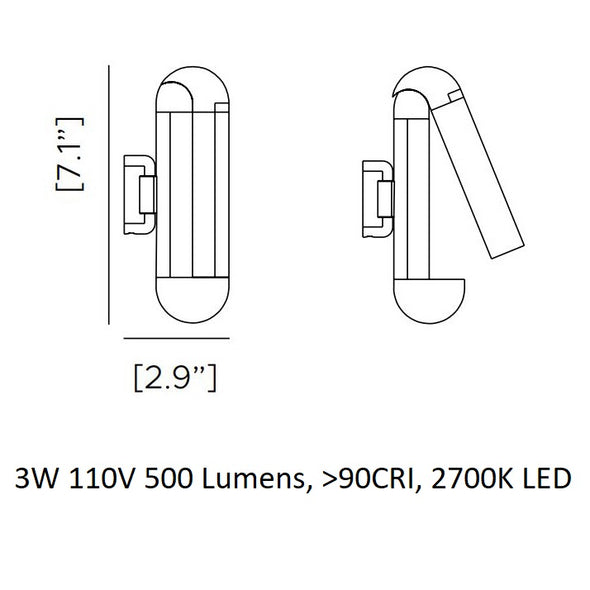 Picchio Remote Wall Sconce