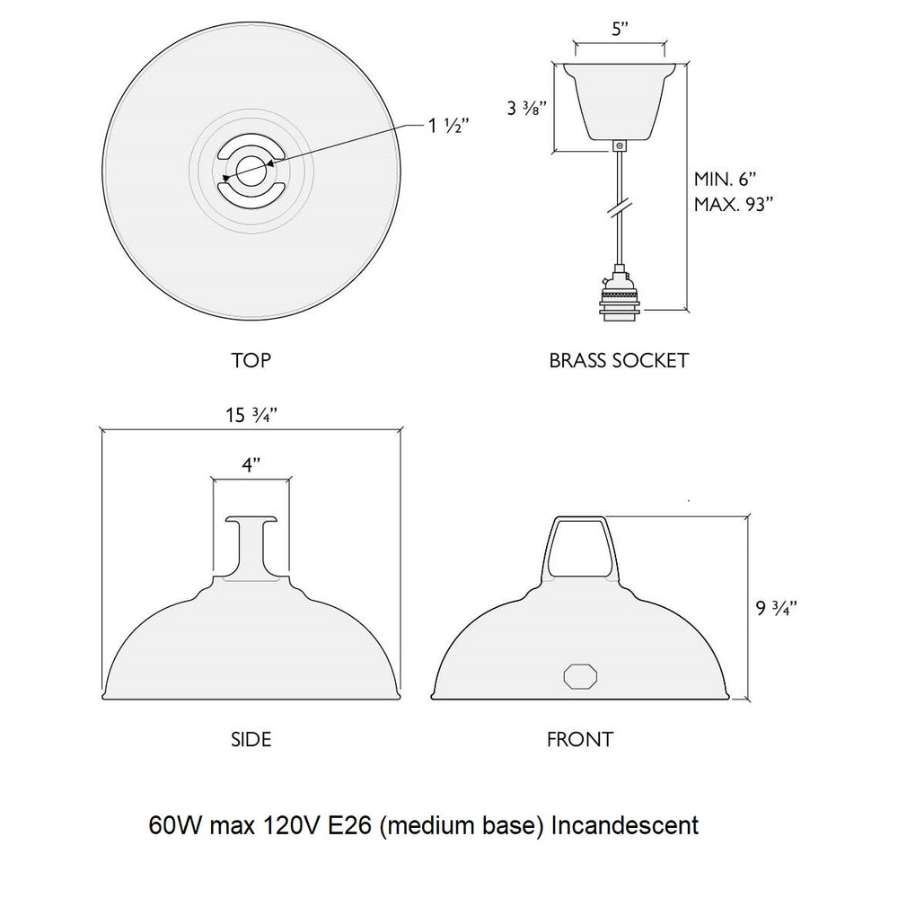 Standard Original Pendant Light