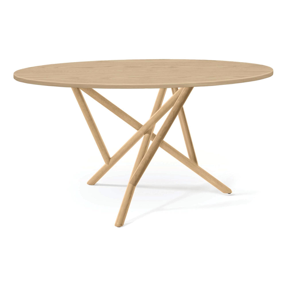 Baton Round Fixed Top Dining Table