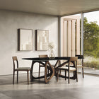 Butterfly Sintered Stone Rectangle Top Table