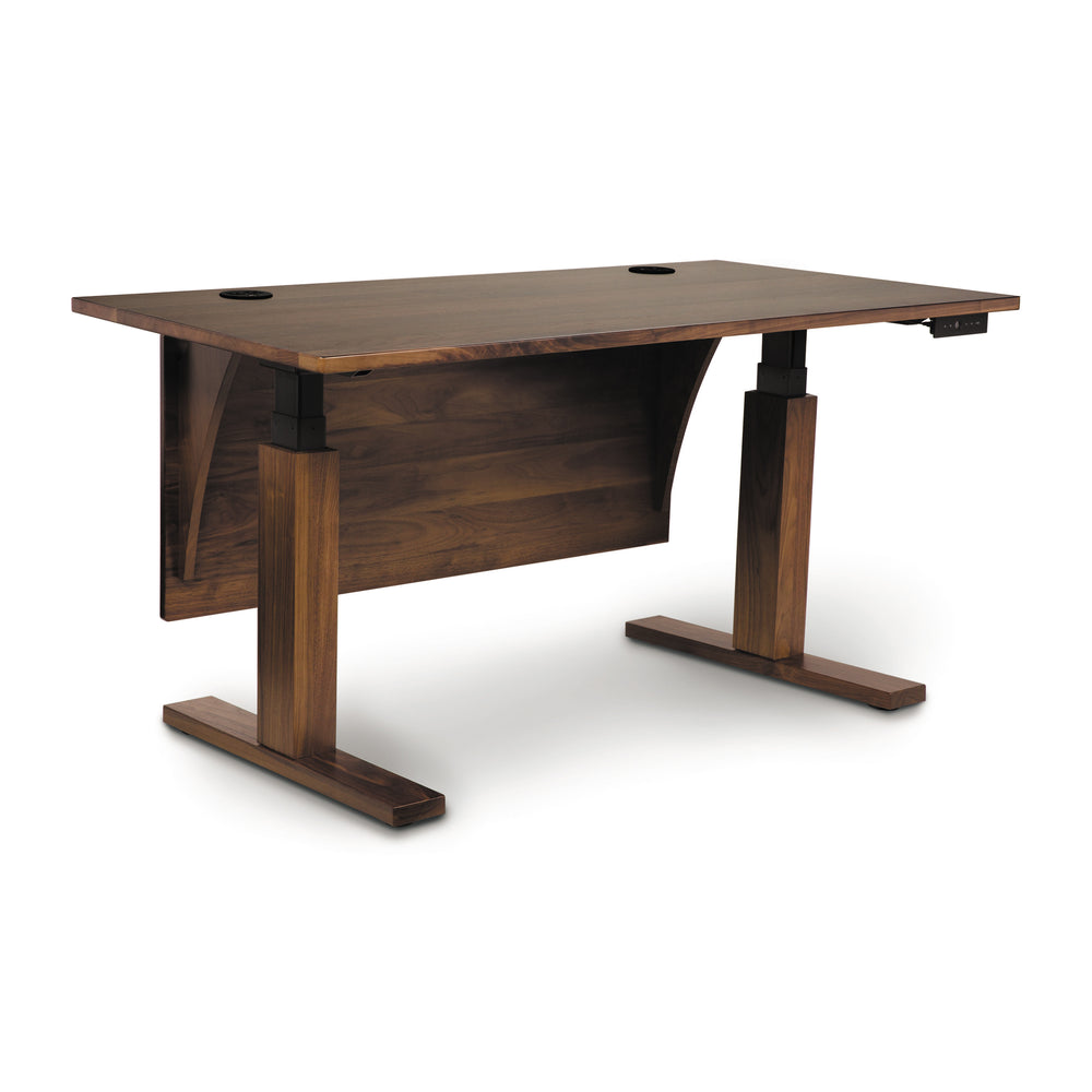 Copeland Furniture Invigo Standing Desk with Modesty Panel - 2Modern