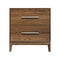Mansfield 2 Drawer Nightstand  option Natural Walnut