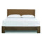Sloane Bed with Legs  option Dark Brown Microsuede