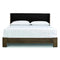 Sloane Bed with Legs  option Onyx Microsuede