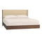 Sloane Floating Bed  option Sand Microsuede
