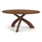 Entwine Fixed Top Chat Height Table  option Natural Walnut