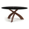 Entwine Sintered Stone Top Chat Height Table  option Sahara Noir