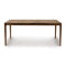 Lisse Extension Table  option Natural Walnut