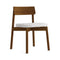Baton Dining Chair  option Wooly White