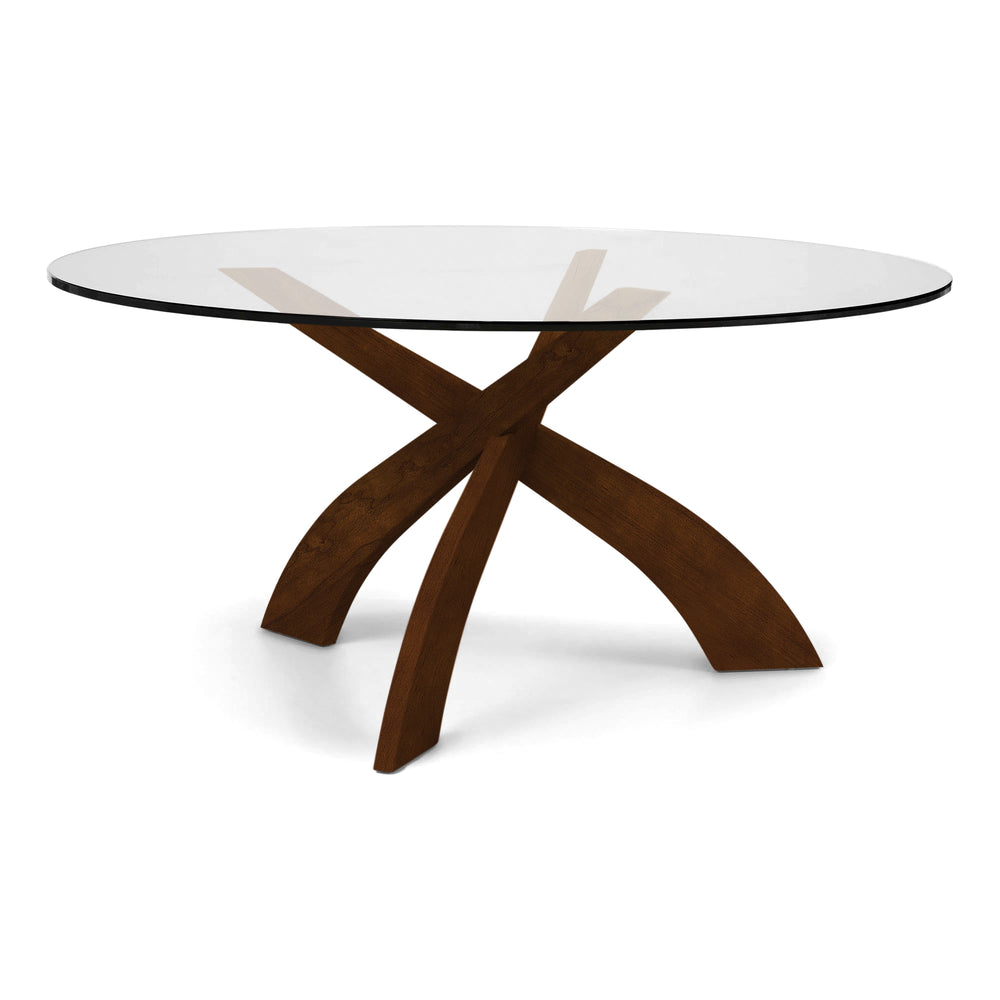 Entwine Glass Top Chat Height Table