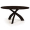 Entwine Round Fixed Top Dining Table  option Smoke Cherry