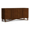 Exeter 4 Door Storage Console  option Saddle Cherry