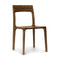 Lisse Side Chair  option Natural Walnut