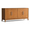 Mansfield 4 Door Storage Console  option Natural Cherry