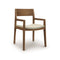 Iso Arm Chair  option Natural Walnut