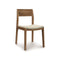 Iso Side Chair  option Natural Walnut