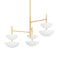 Evander LED Chandelier  option 6 Lights