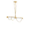 Lariat Linear LED Pendant Light  option 2 Lights