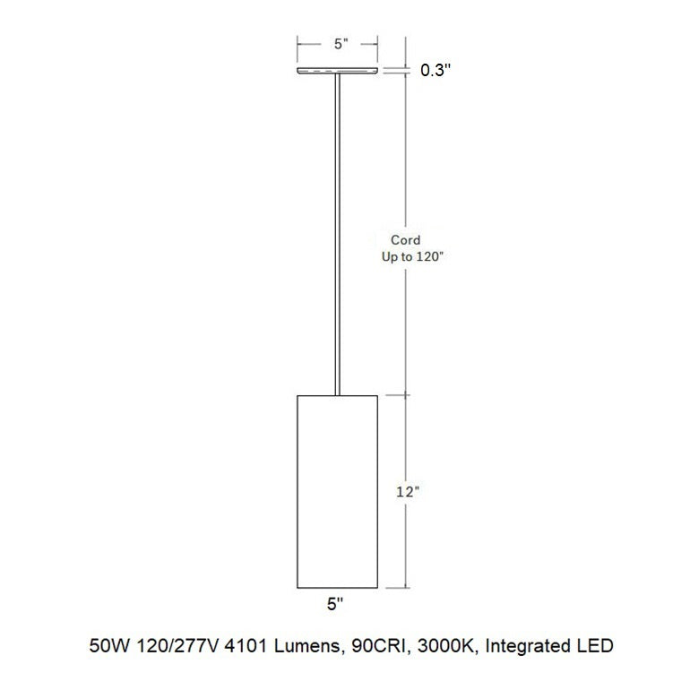 CSL x Hudson Valley Lighting Cylinder LED Pendant Light