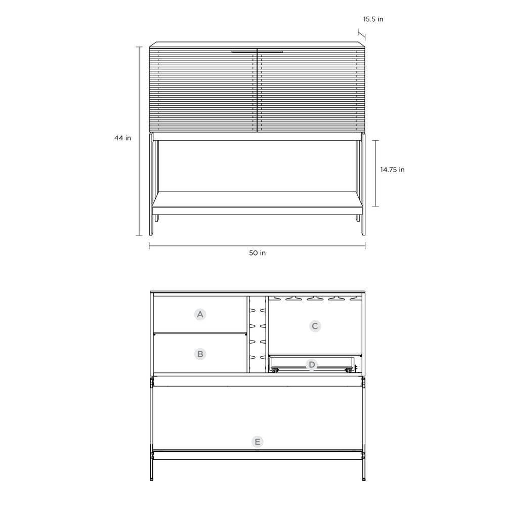 Corridor SV Bar Cabinet
