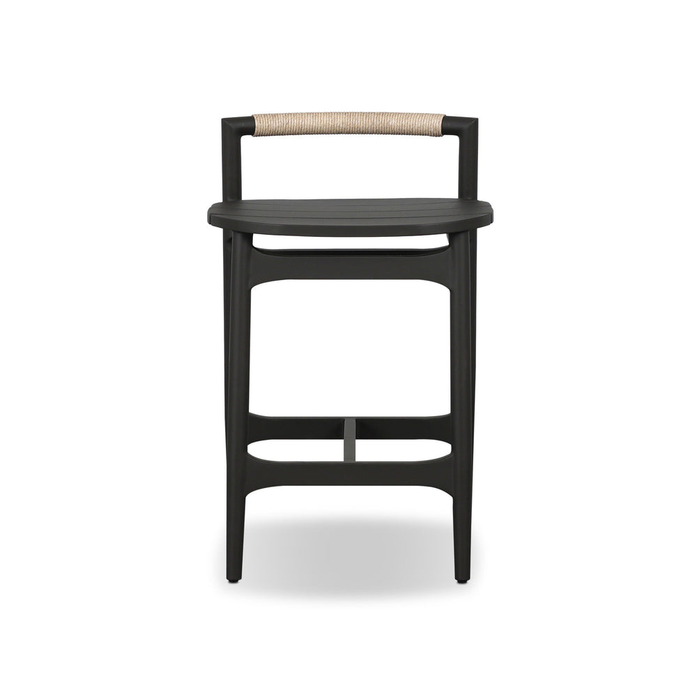 Baden Outdoor Bar and Counter Stool with Metal Base