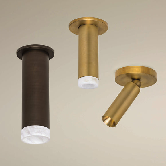 CSL x Hudson Valley Lighting Luxe Cylinder LED Flush Mount