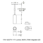 CSL x Hudson Valley Lighting Luxe Cylinder LED Pendant Light