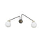 Array Opal Wall Sconce  option Two Lights