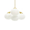 Cloudesley Chandelier  option Satin Brass