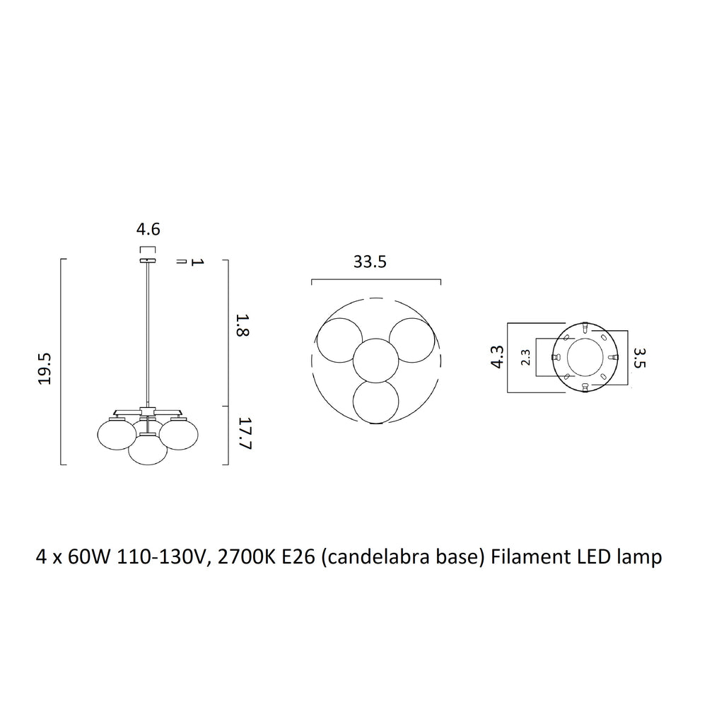 Cloudesley Chandelier
