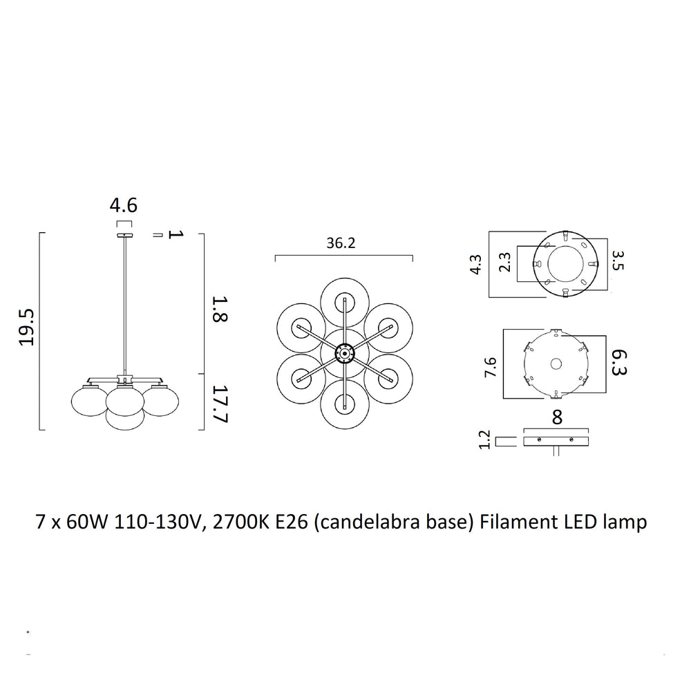 Cloudesley Chandelier
