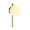 Gaia Tall Wall Sconce  option Satin Brass