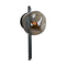 Gaia Tall Wall Sconce  option Smoked Glass