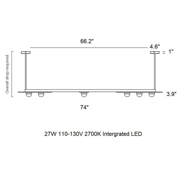 Modulo Linear LED Pendant Light