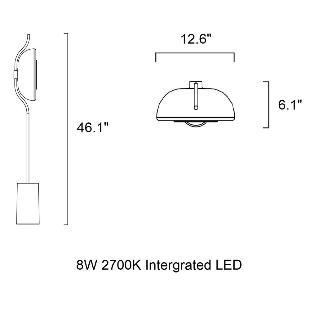Pendulum LED Floor Lamp